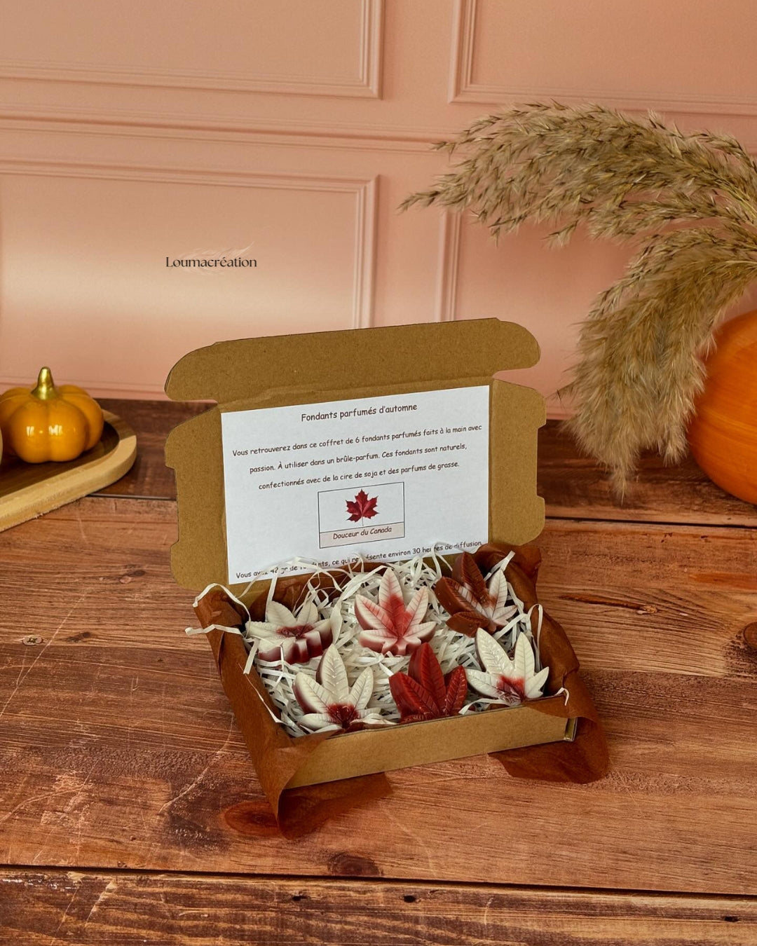 Coffret feuilles d'érables