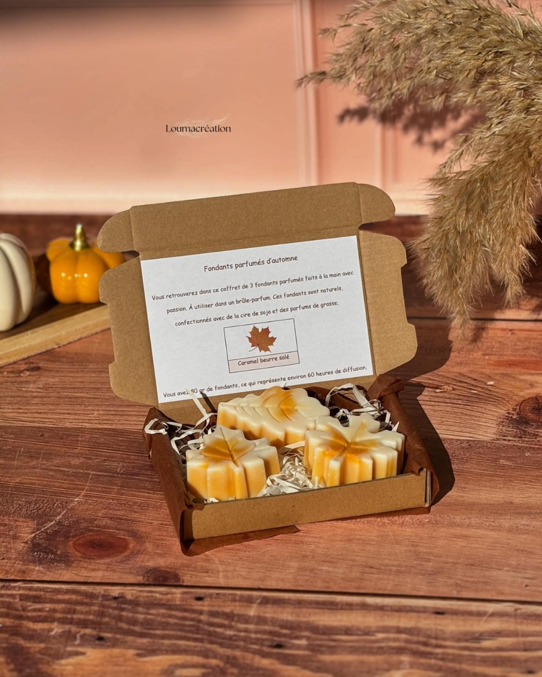 Coffret feuilles d'automne