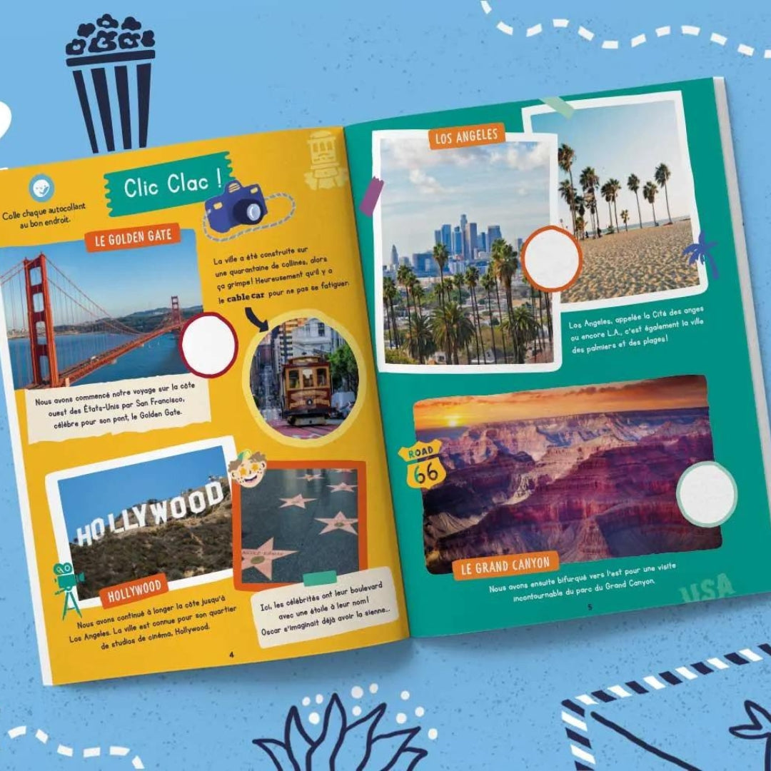 Carnet de voyage aux Etats-Unis 4-7ans