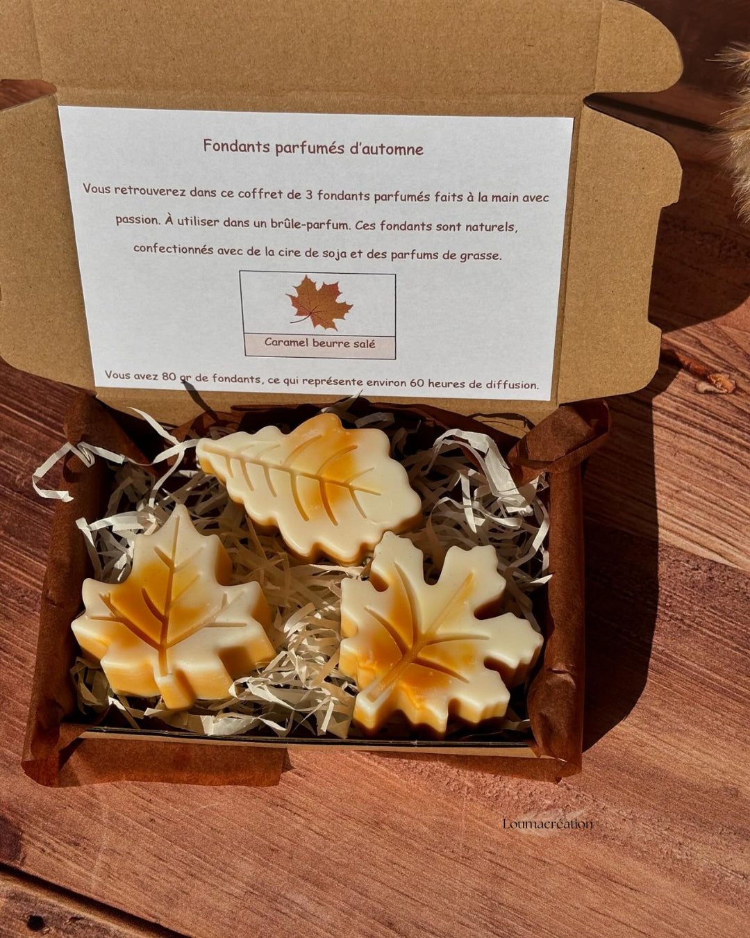 Coffret feuilles d'automne