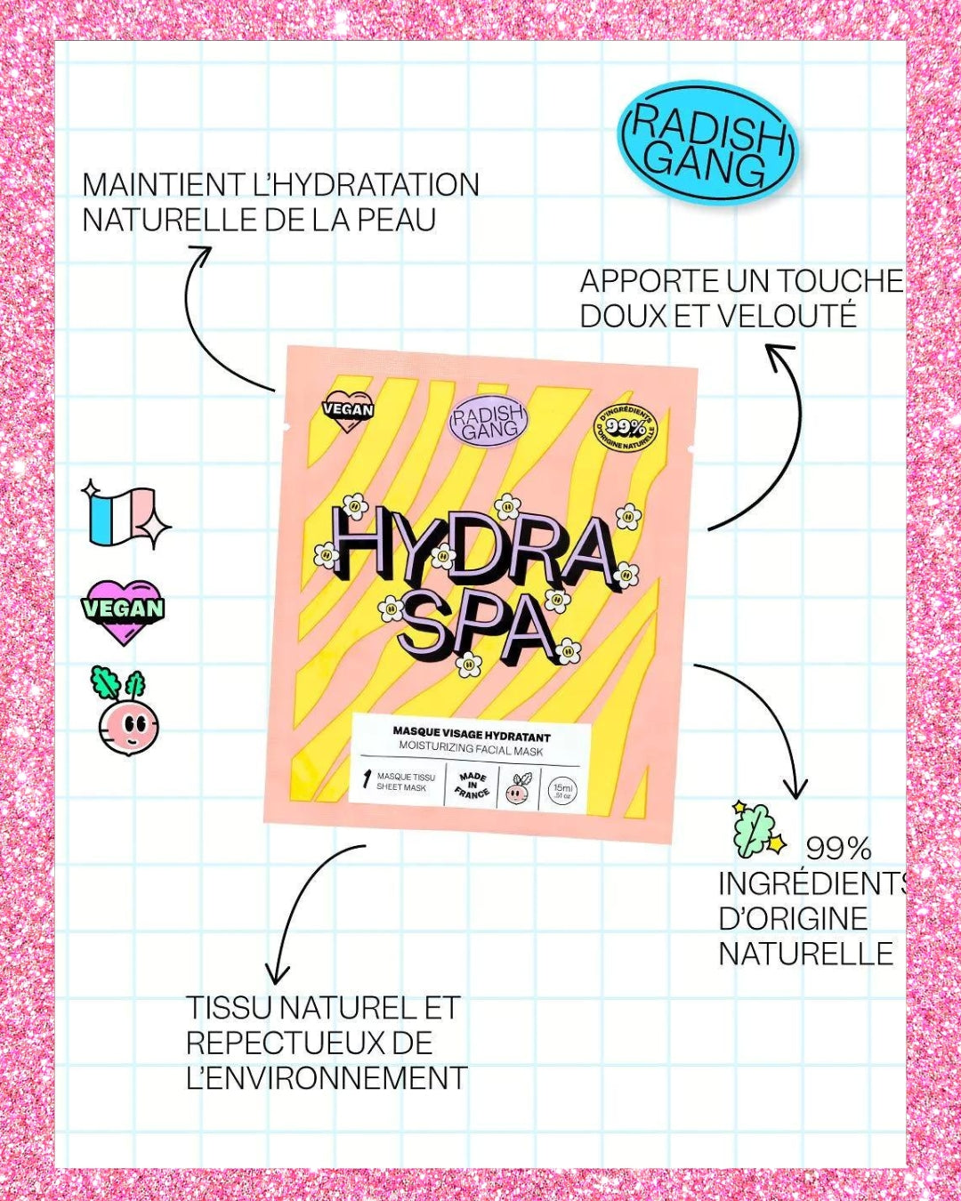 HYDRA SPA - Masque tissu hydratant