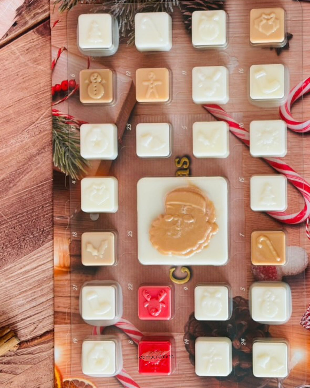 Calendrier Christmas Red