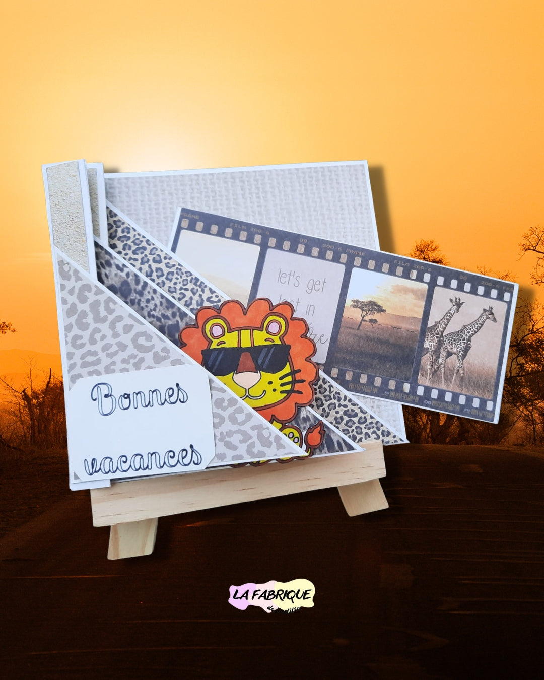 Carte Safari Bonnes vacances