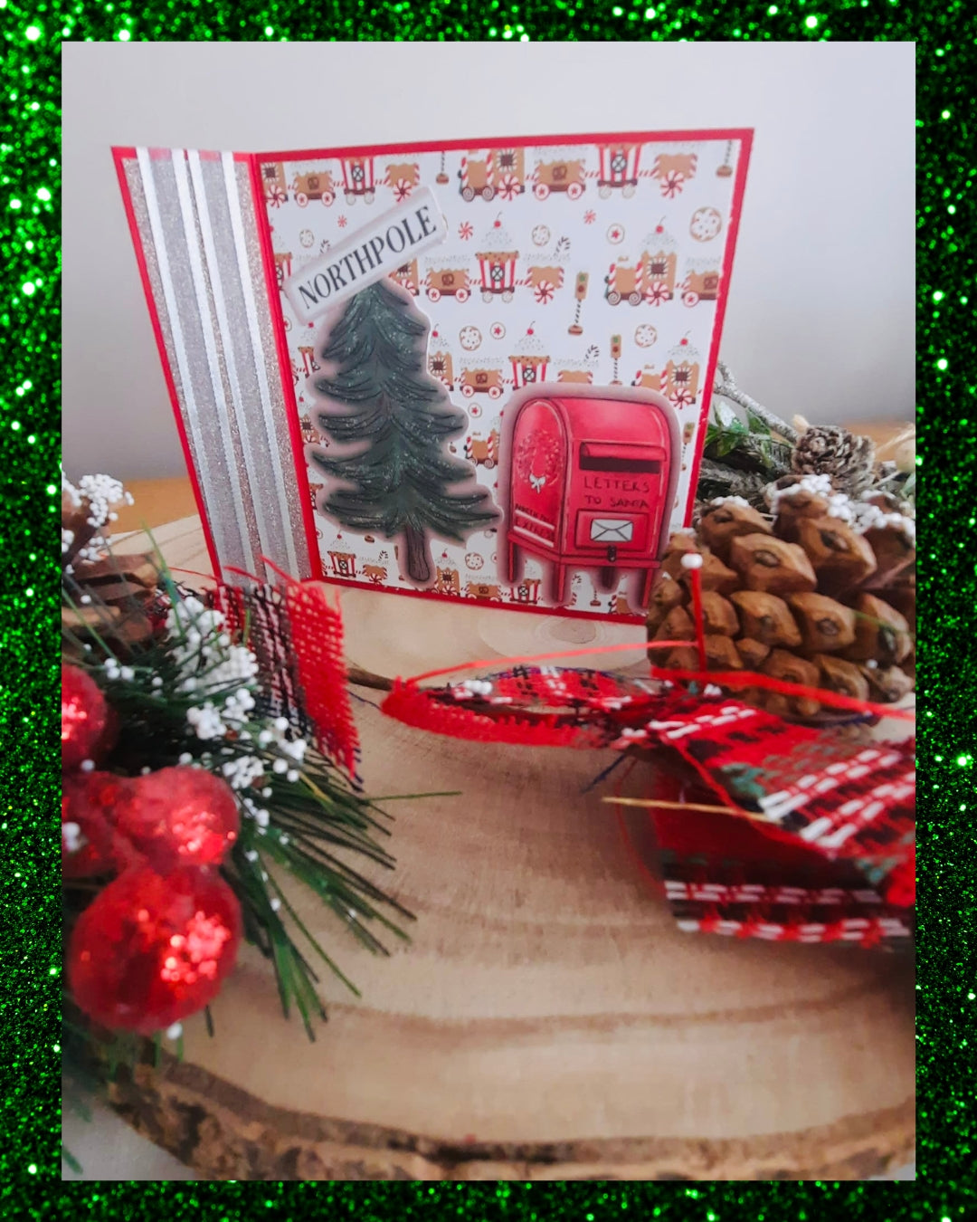 Carte de Noël Rouge
