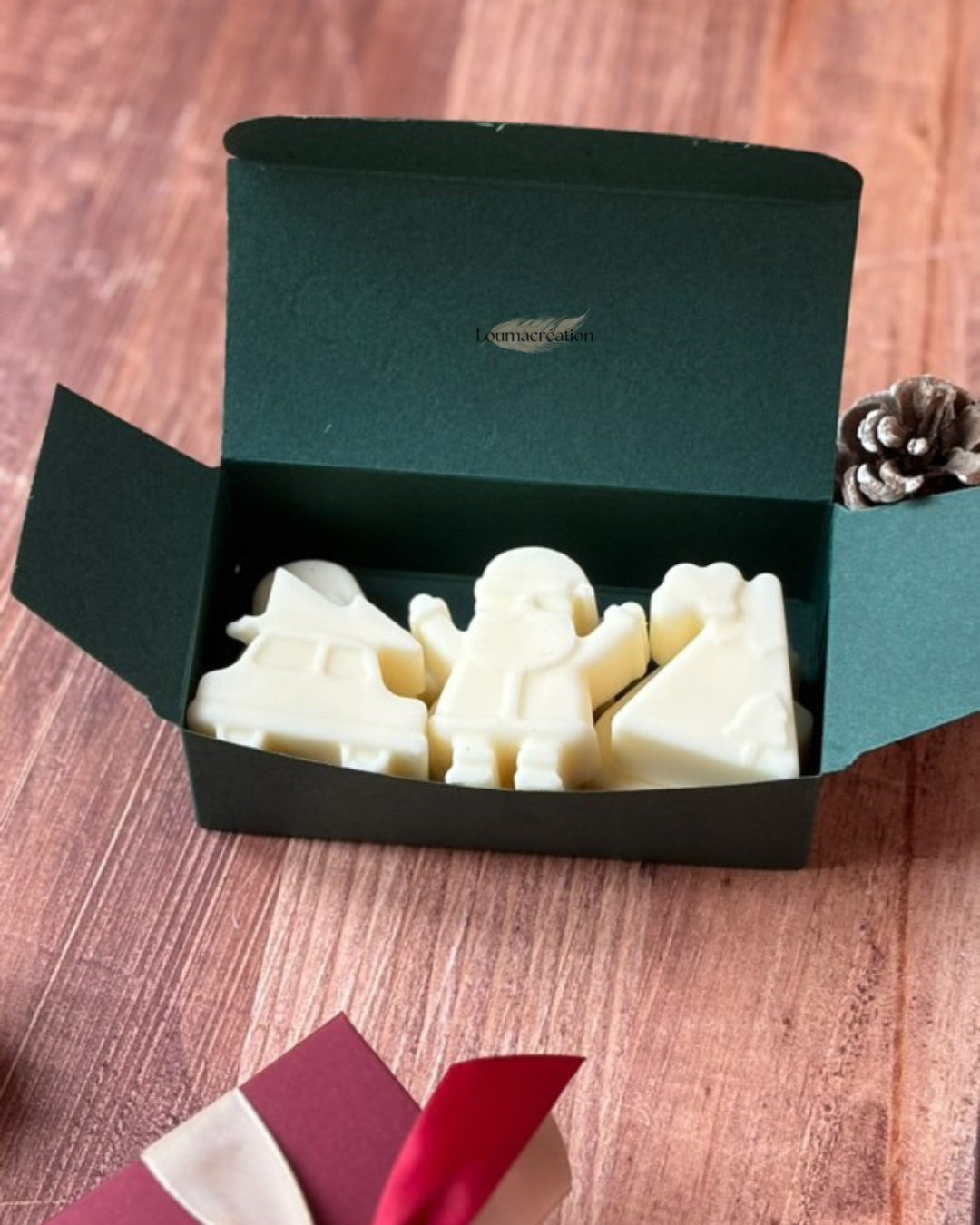 Boîte de noël fondants parfumés grand format
