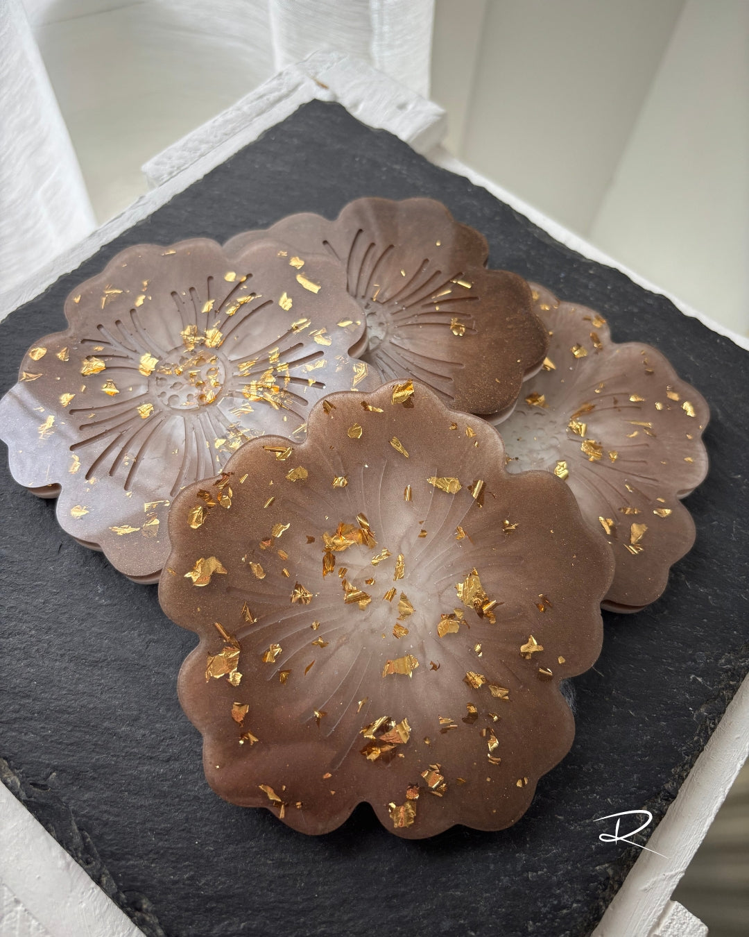 Dessous de verres fleurs