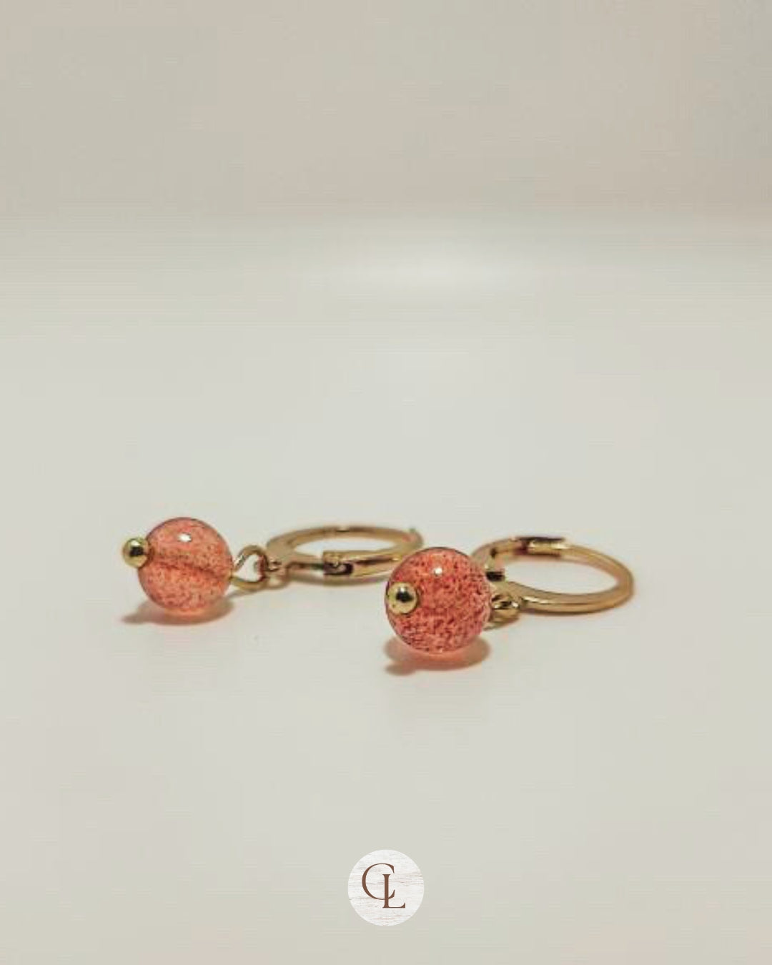 Boucle Hina Quartz fraise