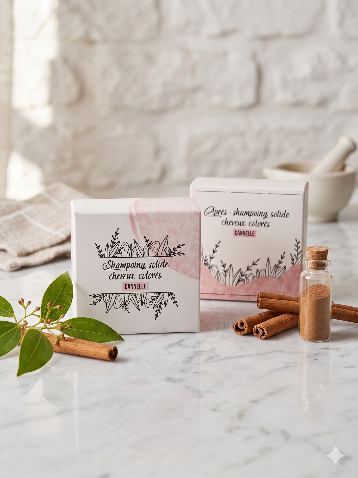 Shampoing & Après-Shampoing Cannelle (Cheveux Colorés)