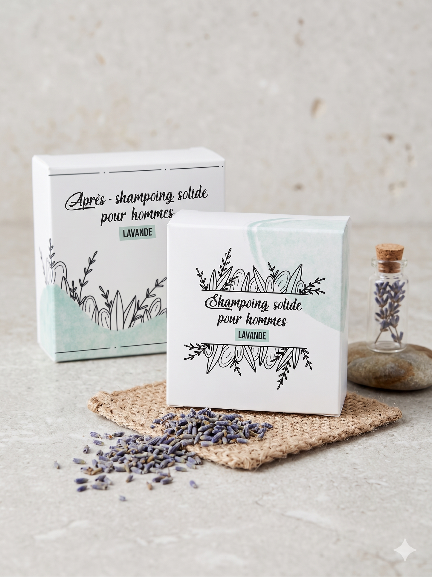Shampoing Solide Pour Hommes – Lavande