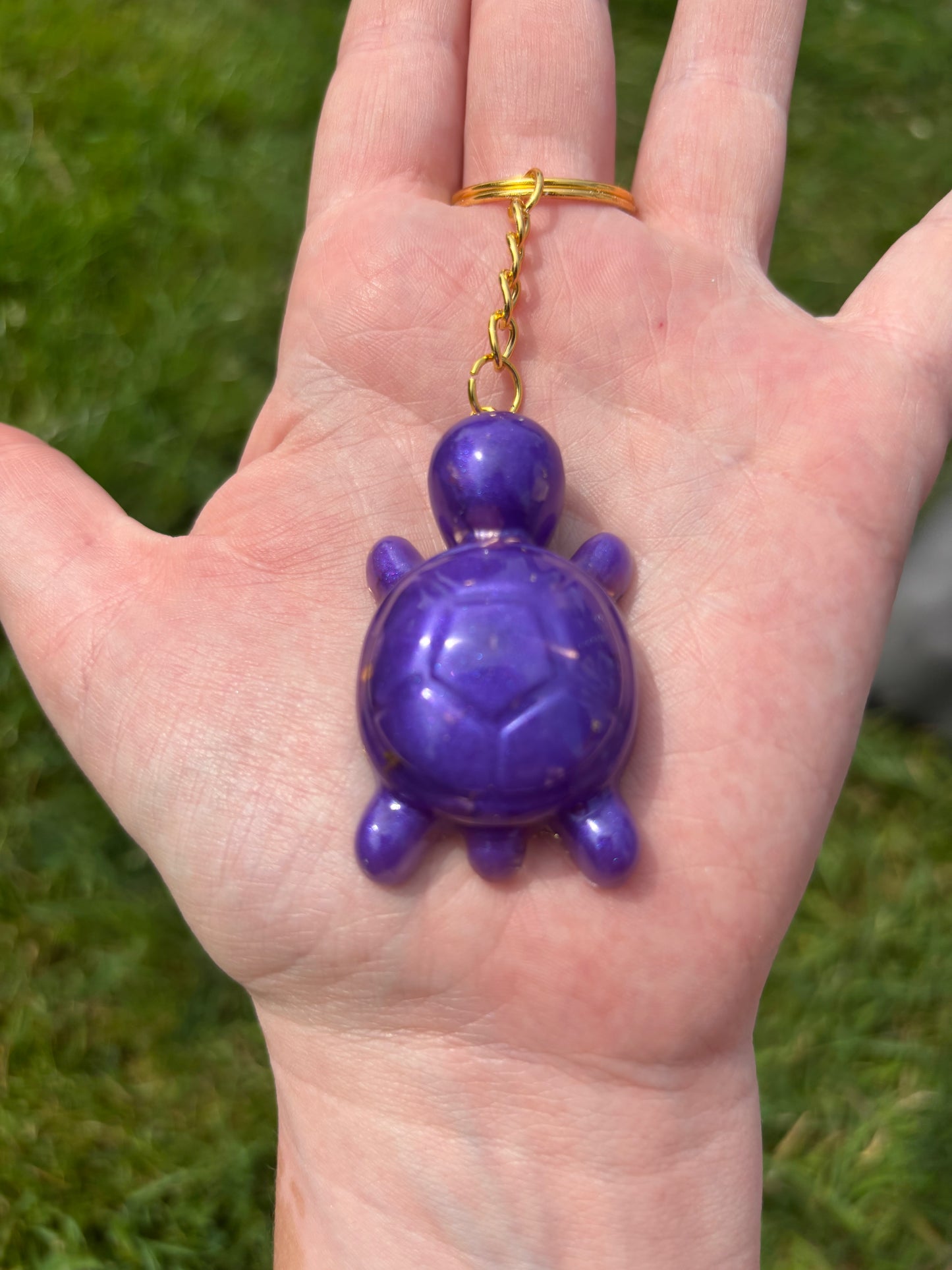 Tortue violette or