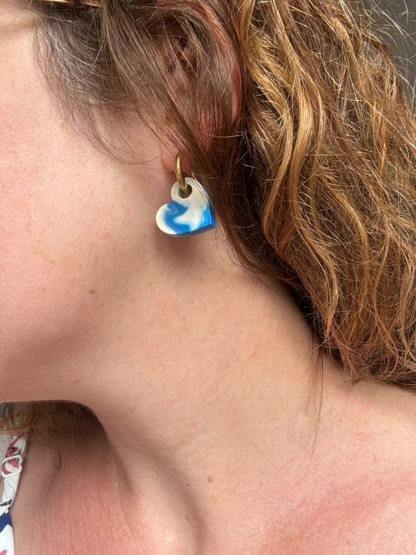 Boucles d’oreilles cœur
