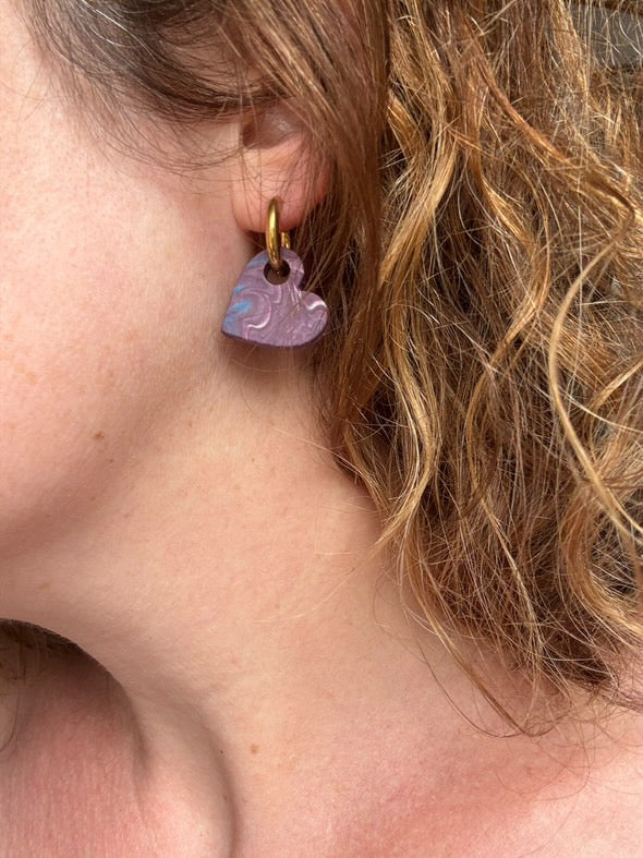 Boucles d’oreilles cœur
