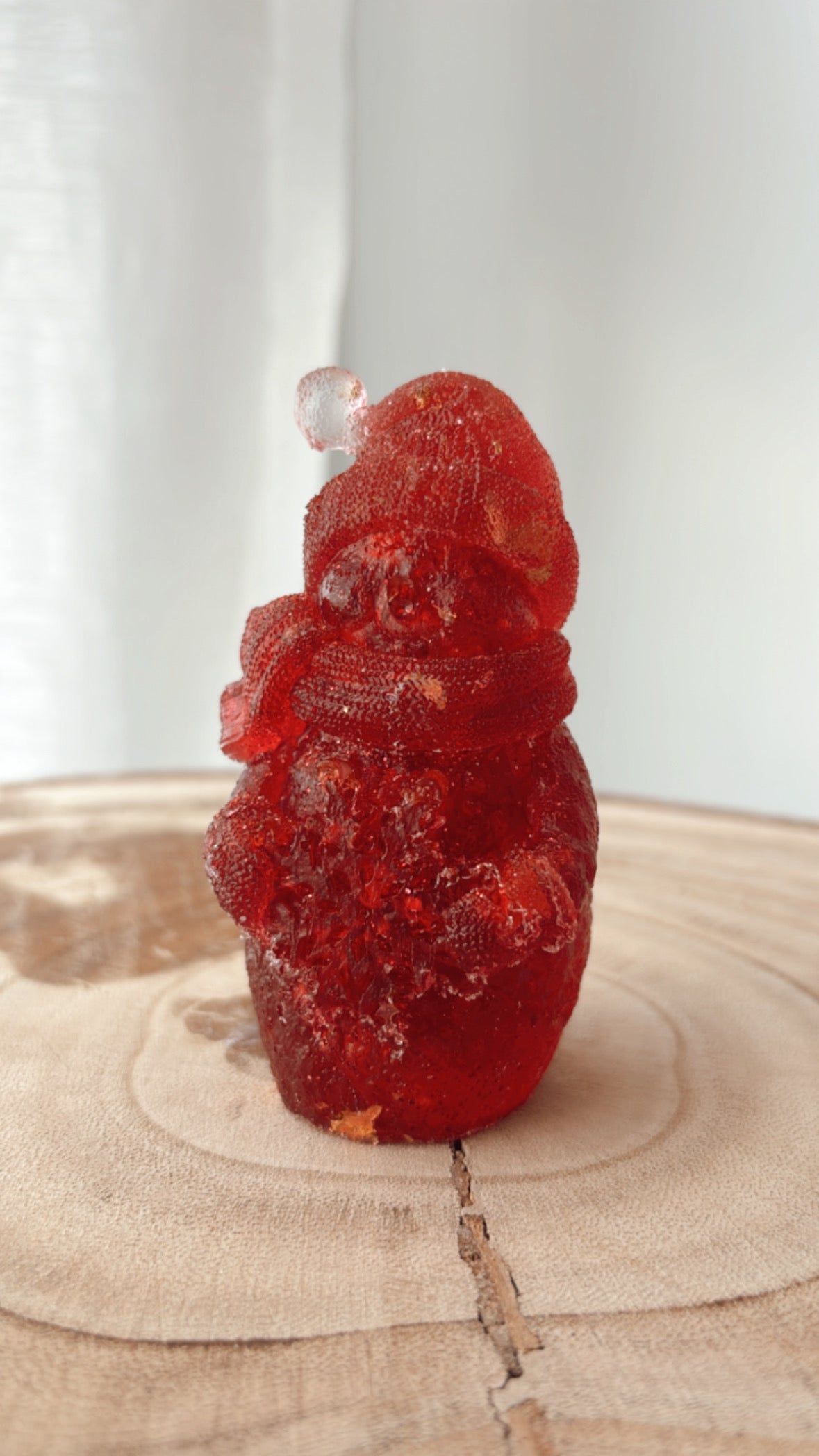 Bonhomme de neige rouge