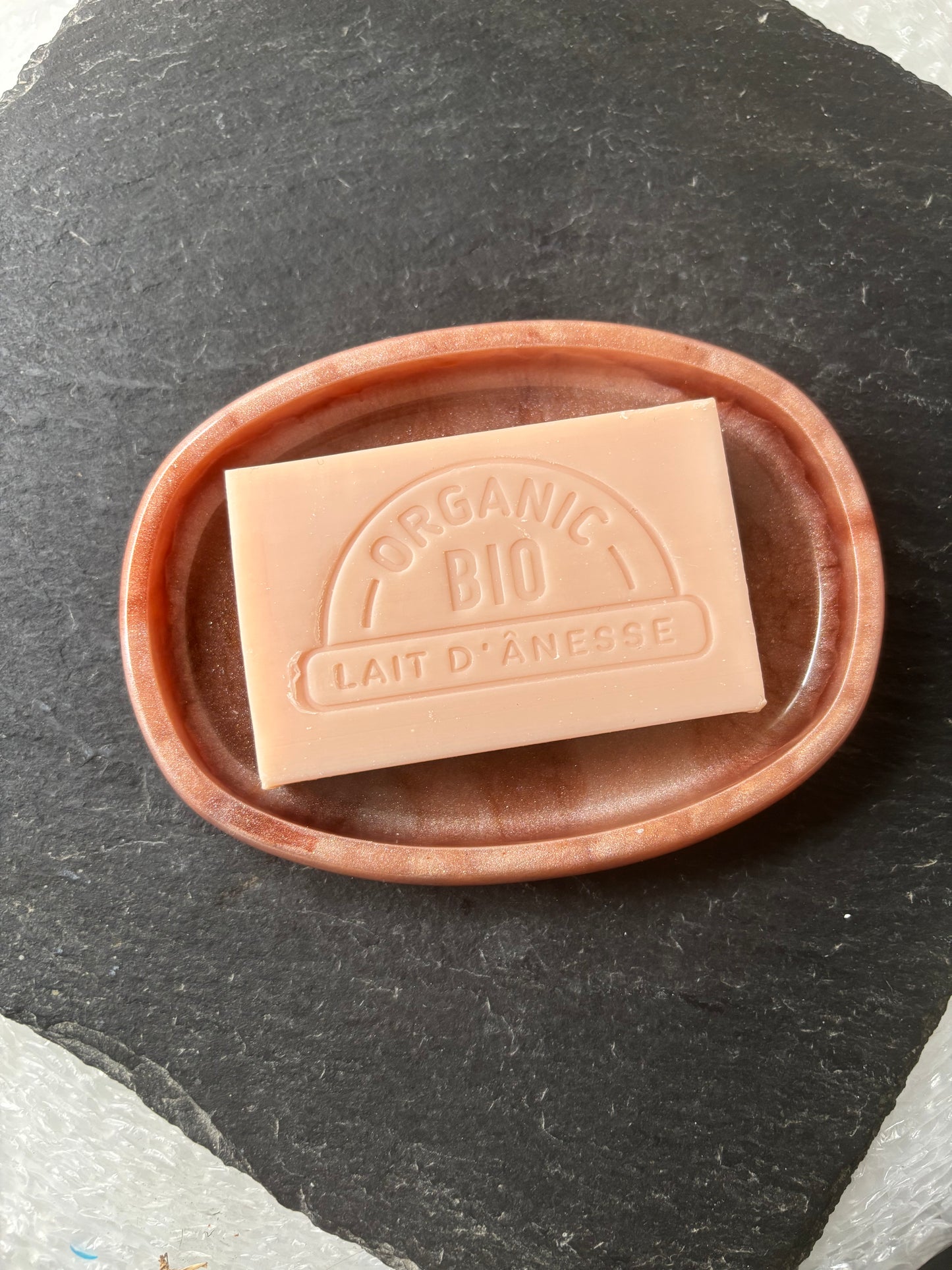 Porte savon duo maron