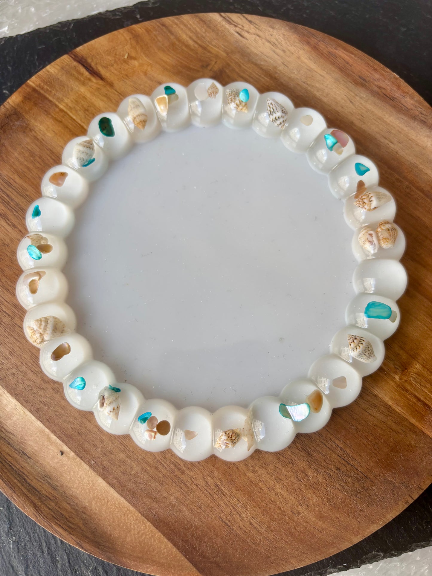 Plateau bulle coquillages