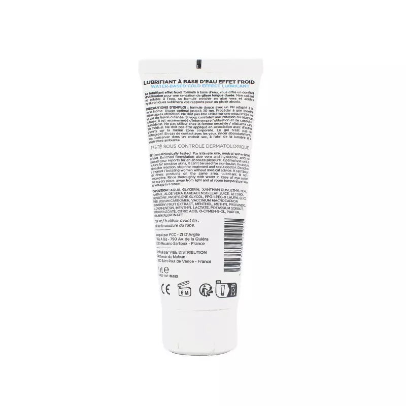 Gel Lubrifiant effet froid