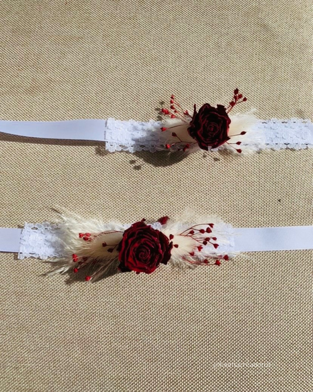 Bracelets fleurs séchées
