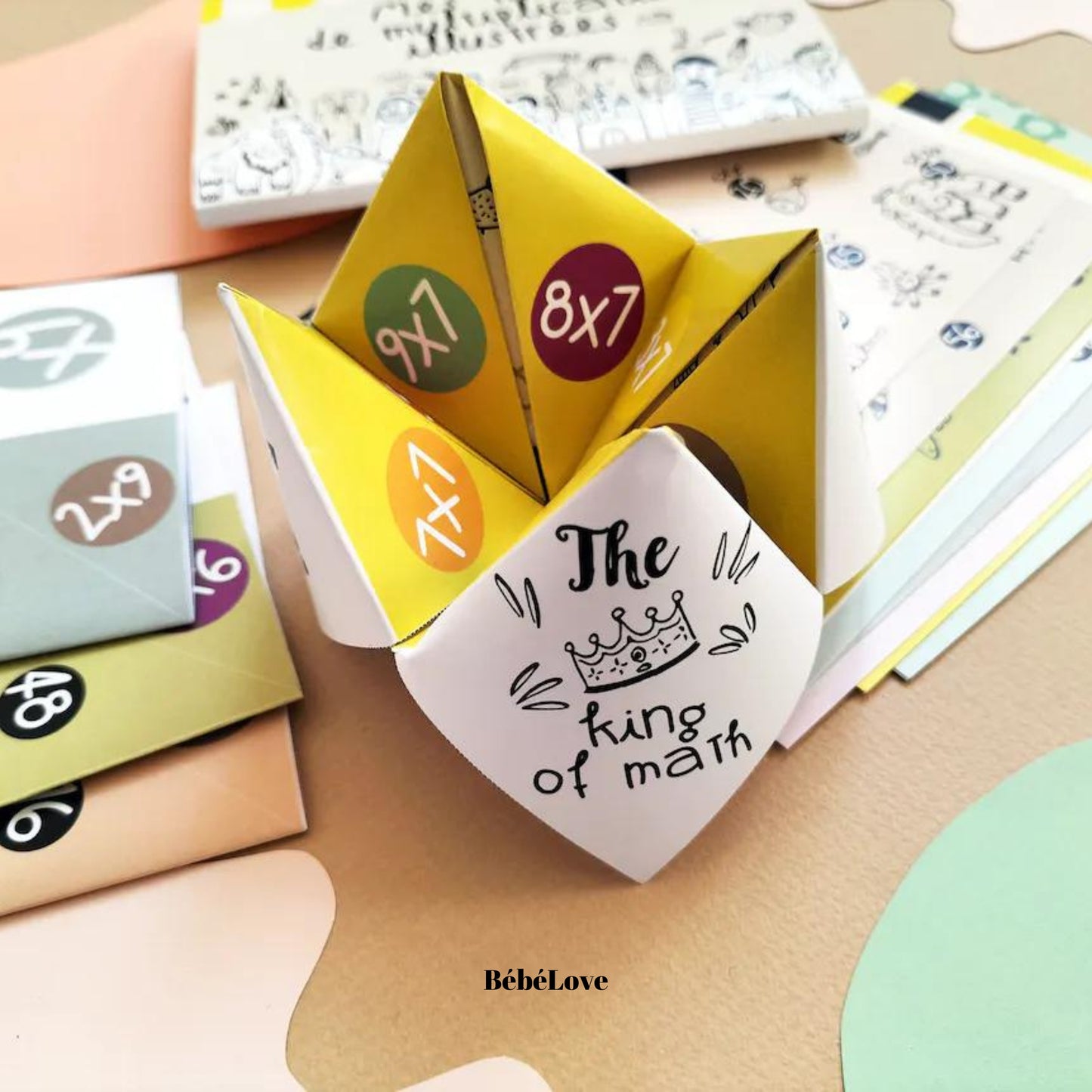 Coffret Tables de multiplications illustrées