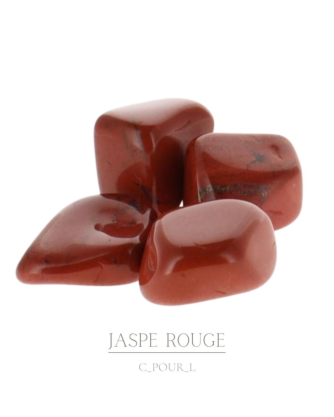 Pierre roulée Jaspe rouge