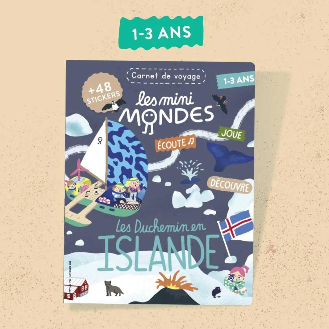 Carnet de Voyage en Islande 1-3ans