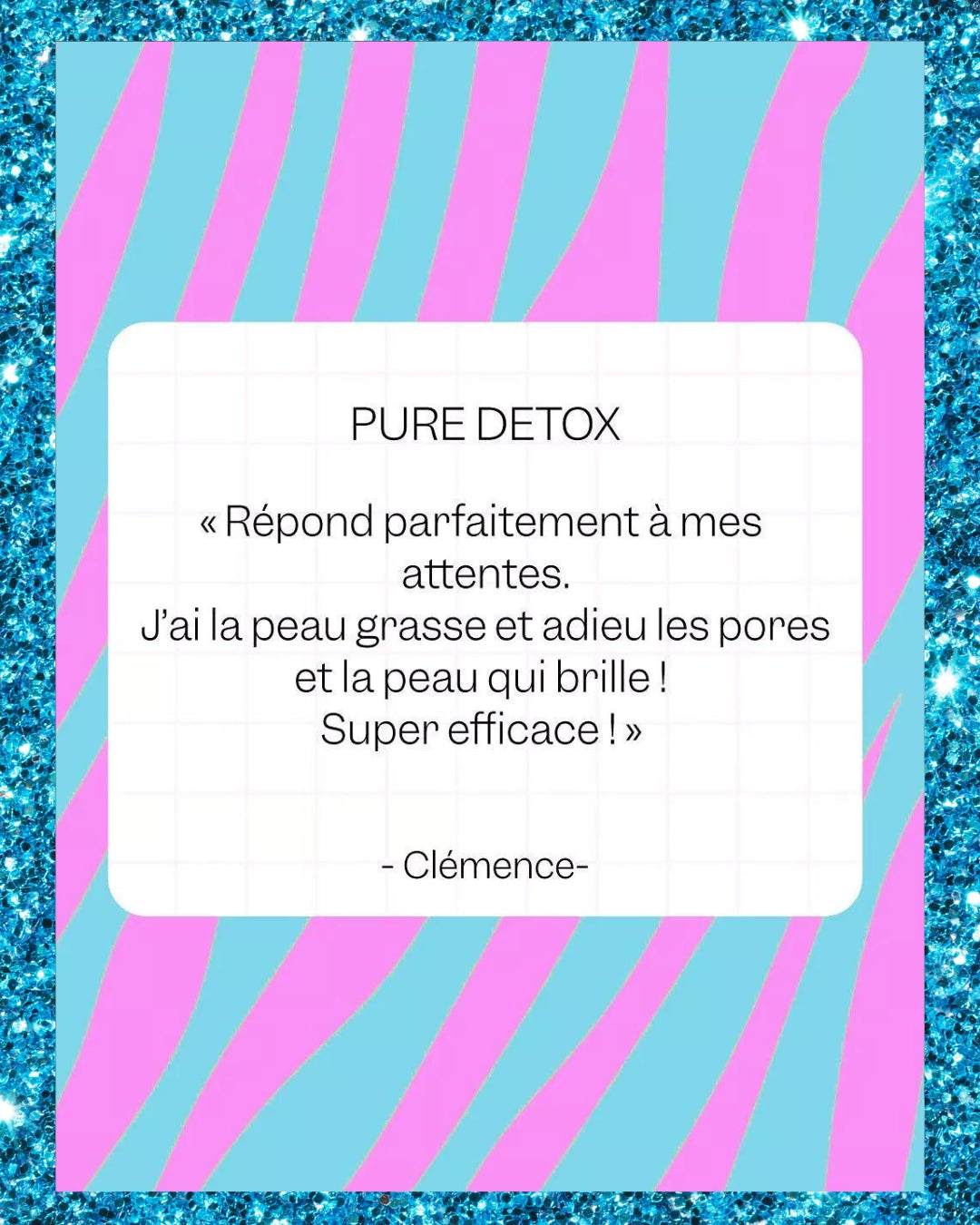 PURE DETOX - Masque tissu au charbon purifiant