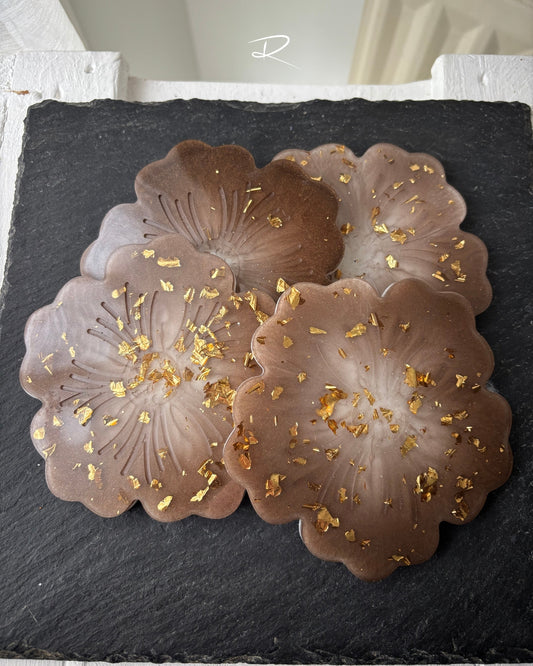 Dessous de verres fleurs