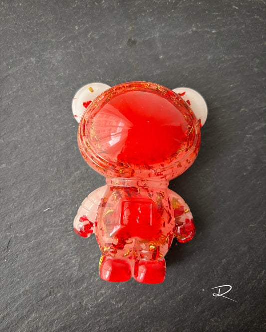 Astronaute rouge et gold