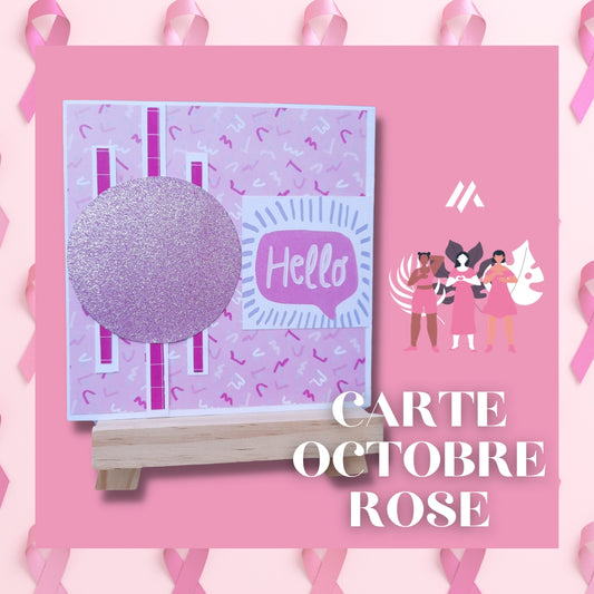 Carte Octobre Rose