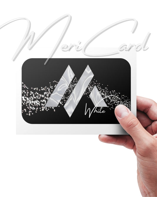 Meri White Card