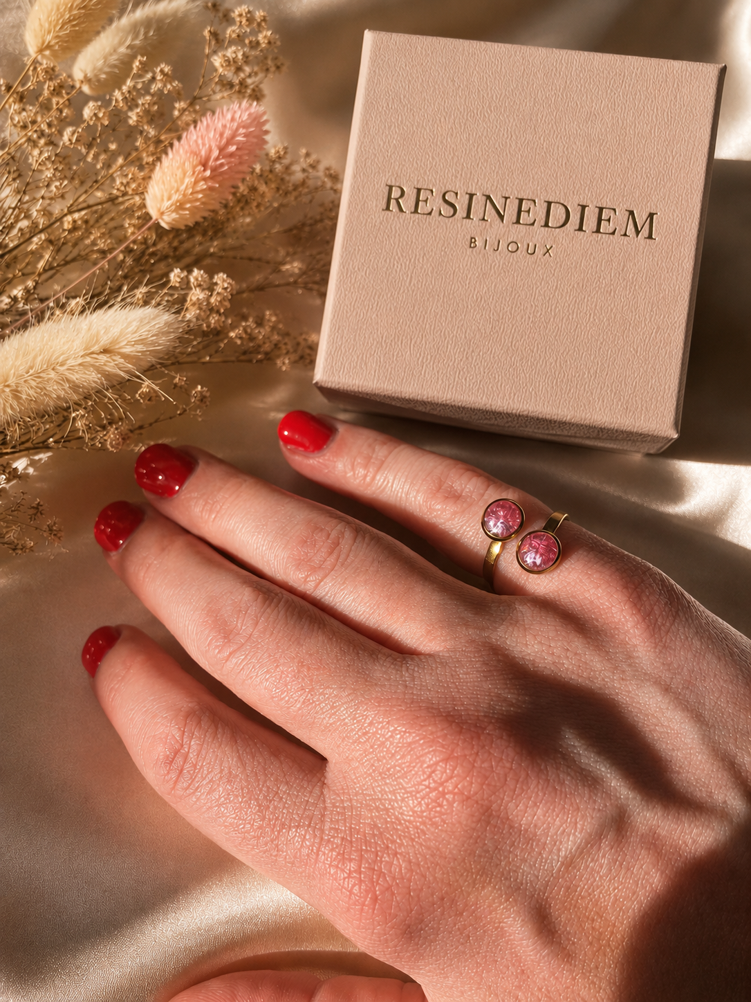 Bague Rose & Or