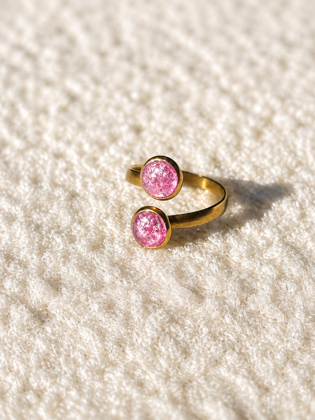 Bague Rose & Or