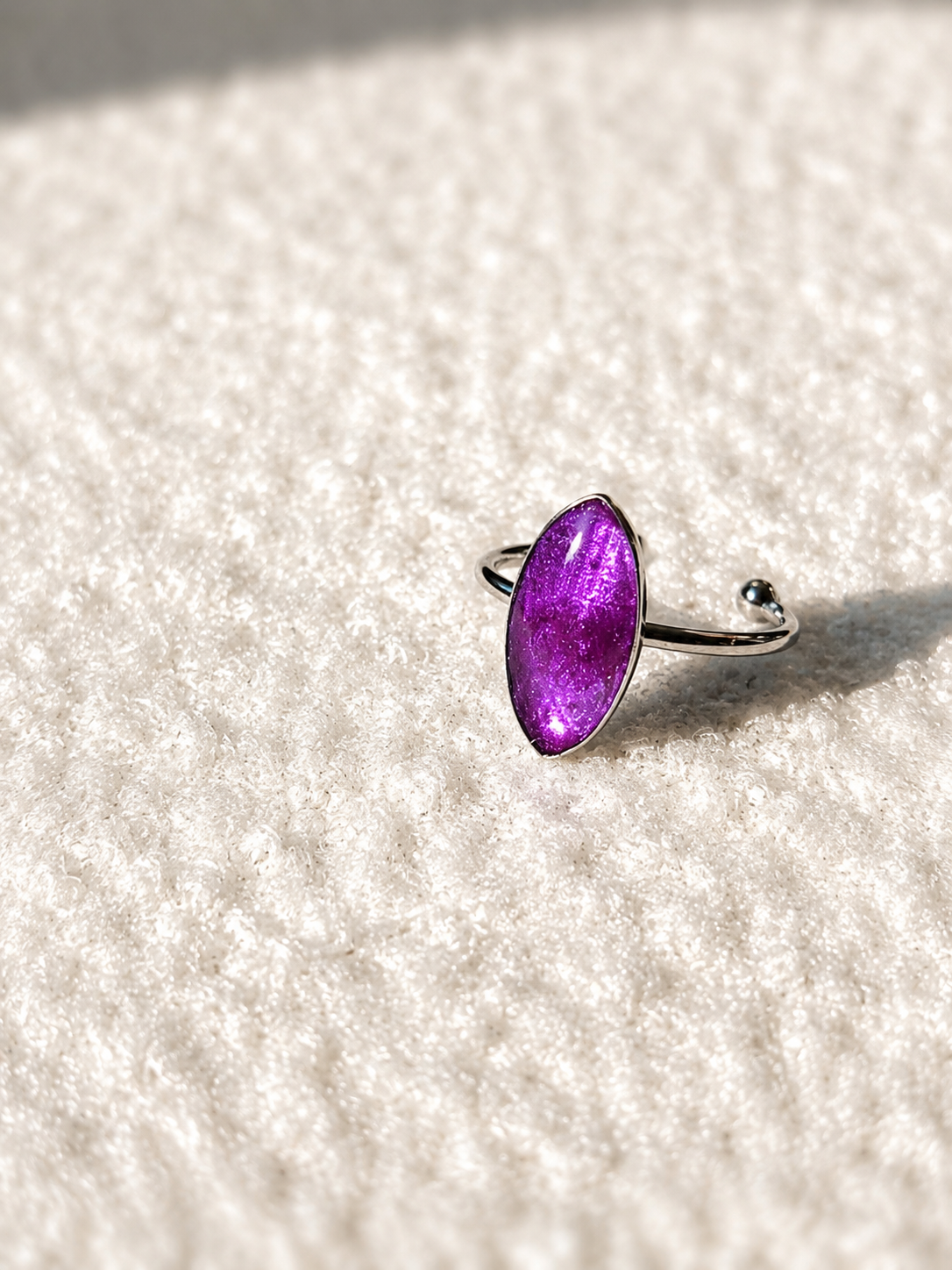 Bague Violette & Argent