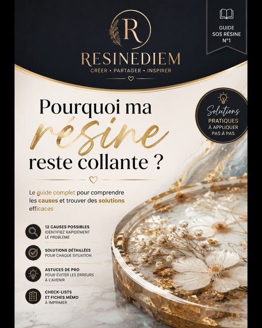 Pourquoi ma résine reste collante ?