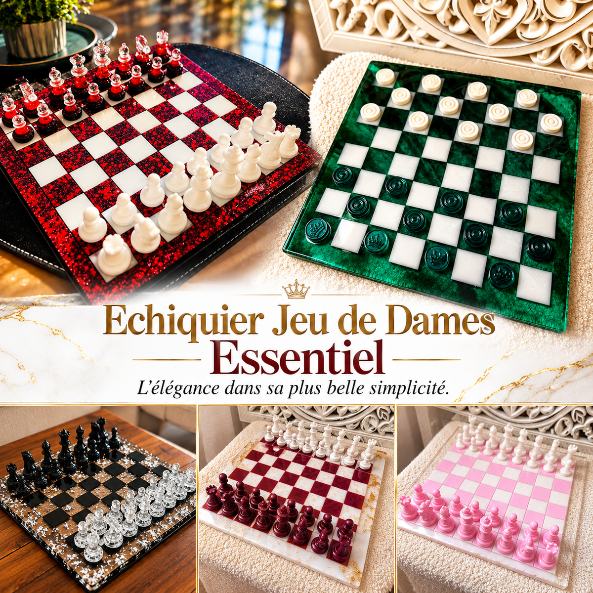 Plateau d'échecs personnalisable