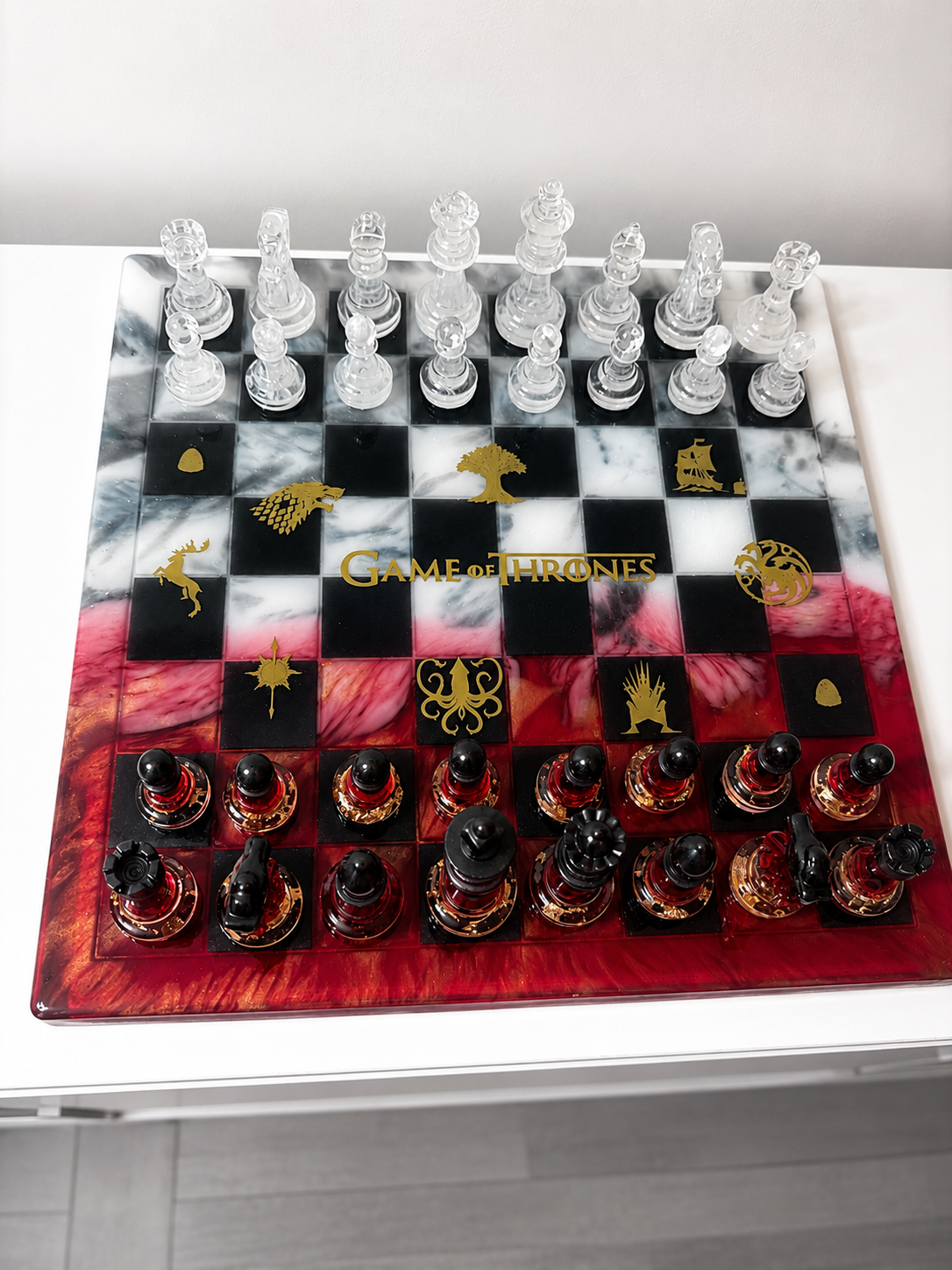 Plateau d'échecs personnalisable