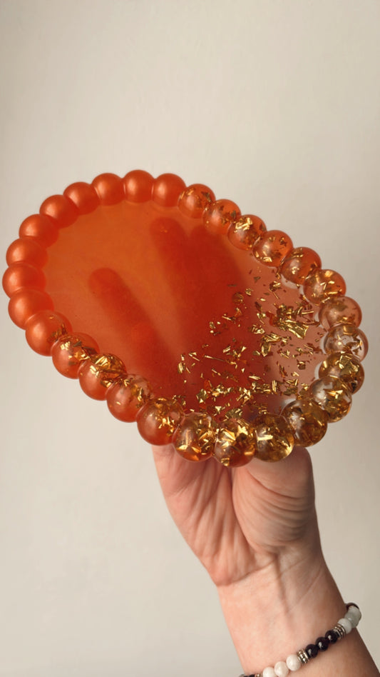 Petit plateau orange