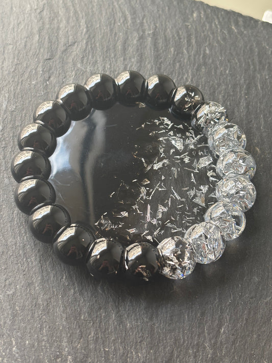 Petit plateau rond black