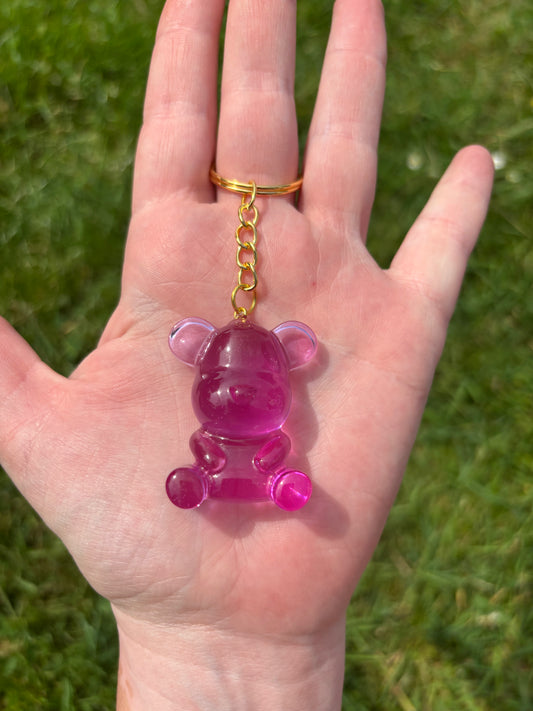 Ourson rose fuchsia