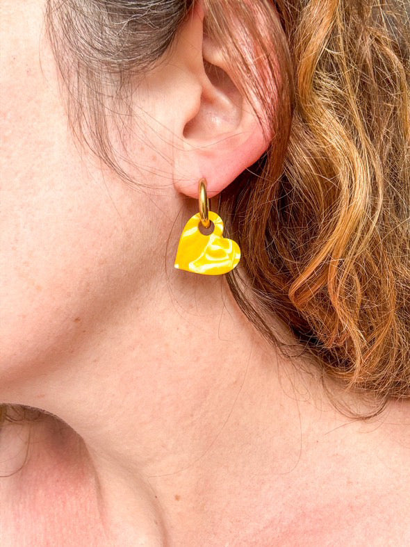 Boucles d’oreilles cœur