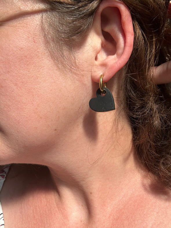Boucles d’oreilles cœur