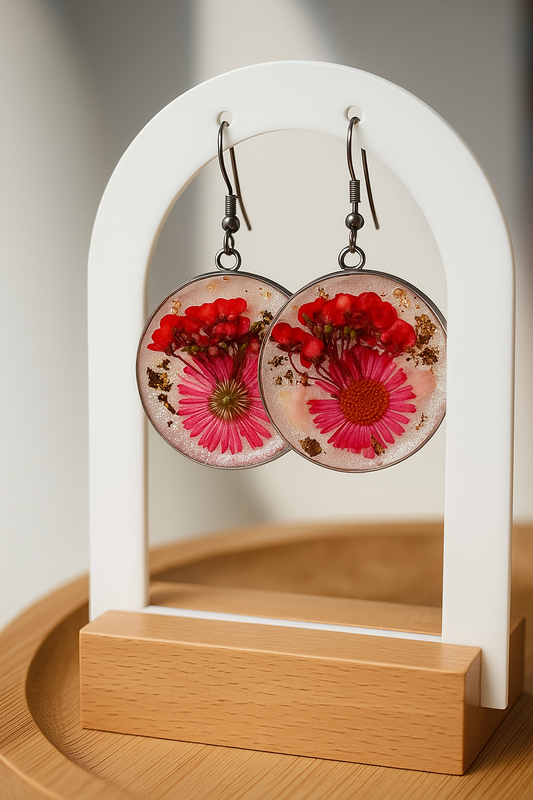 Boucles Fanny fleurie