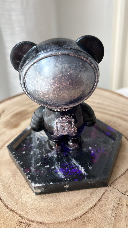 Ourson astronaute silver