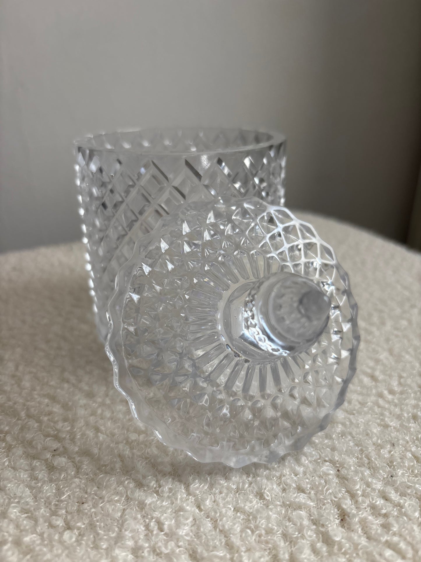 Pot Leontine transparent