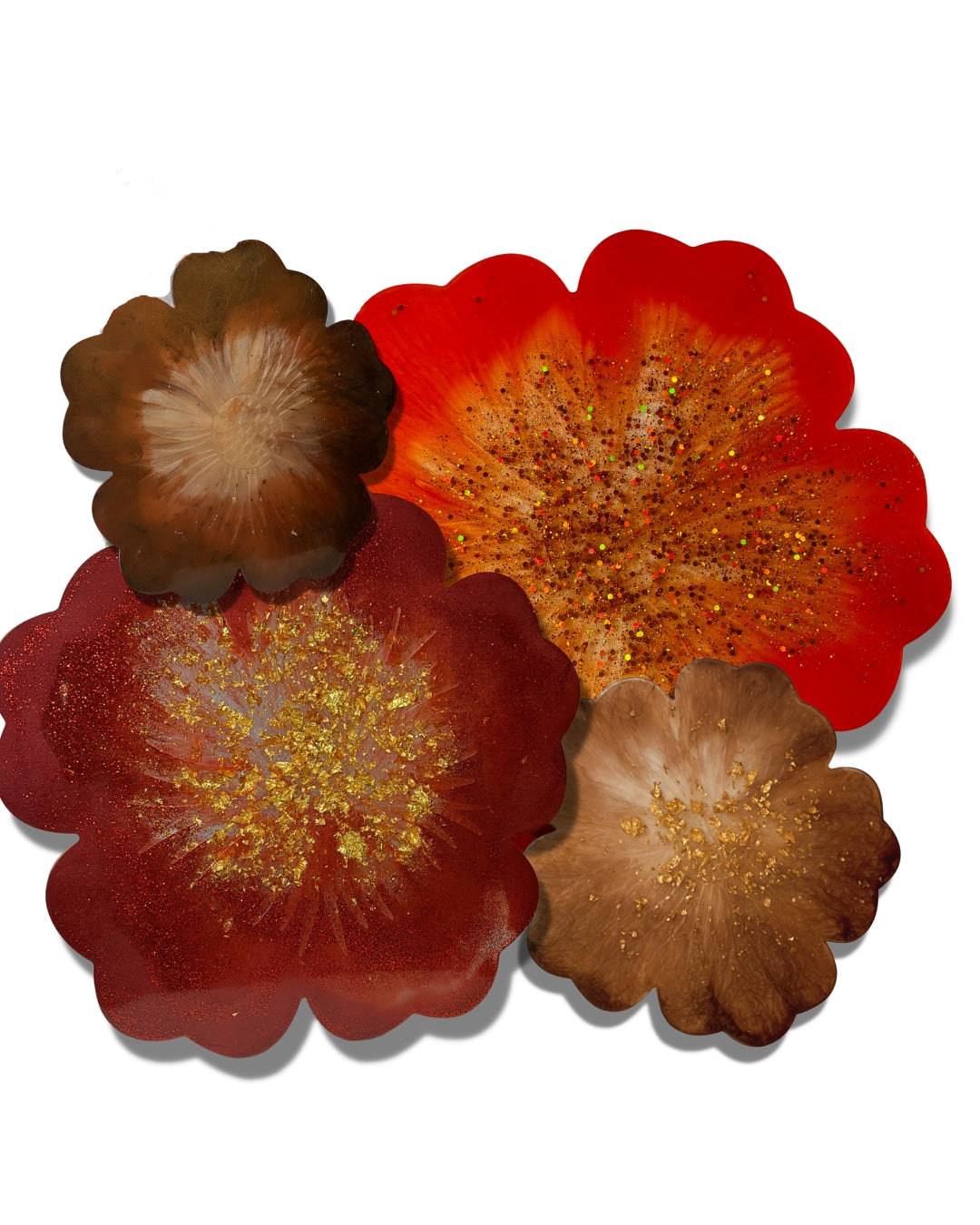 Barrette grande fleur en résine, laiton - JHELENNA CREATIONS Barrette grande fleur en résine, laiton - JHELENNA CREATIONS