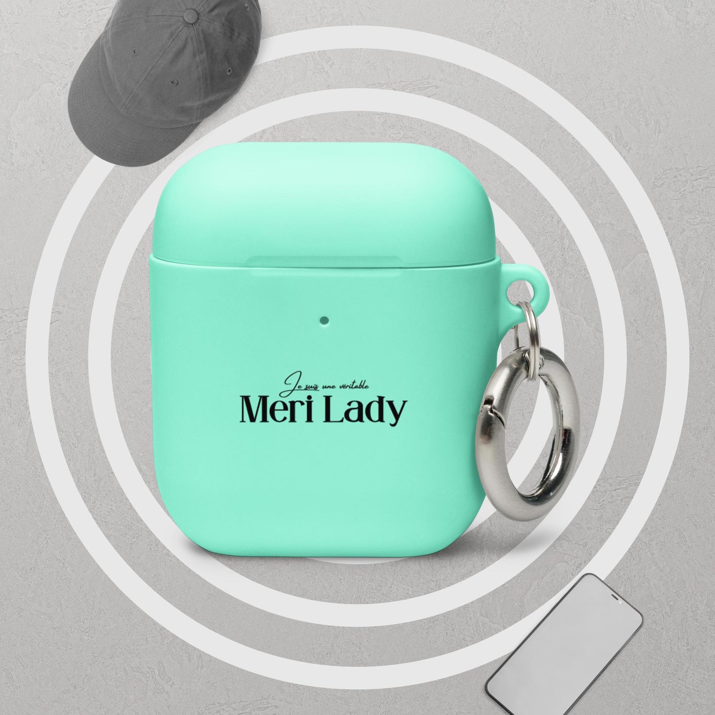 Boîtier en caoutchouc pour AirPods® Meri Lady