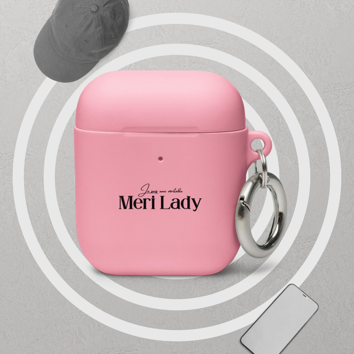 Boîtier en caoutchouc pour AirPods® Meri Lady