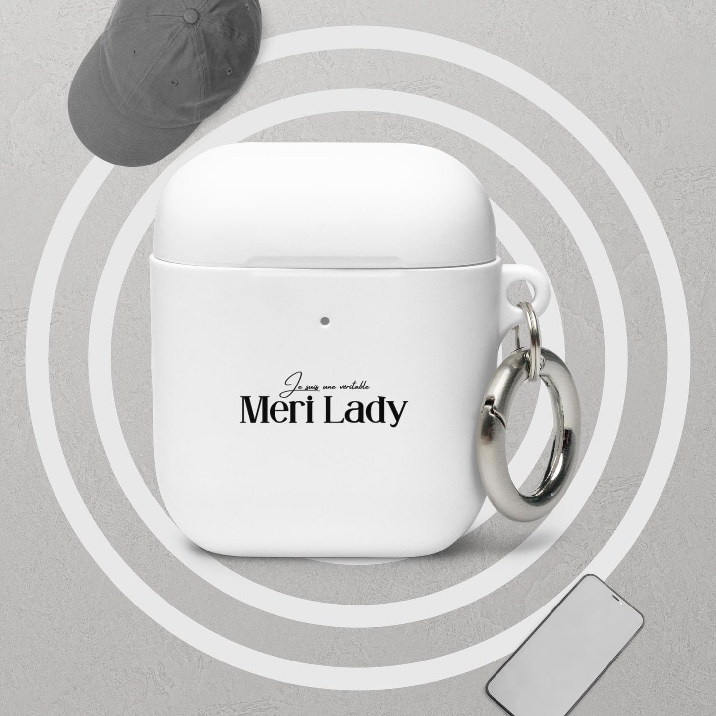 Boîtier en caoutchouc pour AirPods® Meri Lady