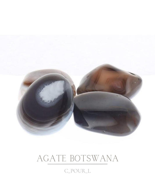 Pierre roulée Agate du Botswana