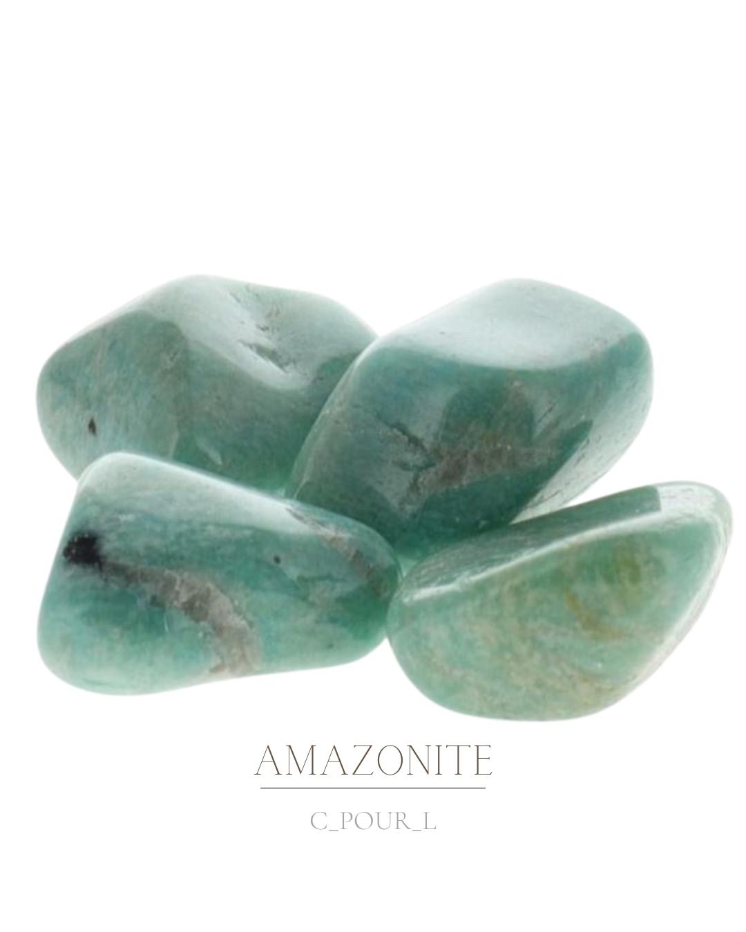 Pierre roulée Amazonite